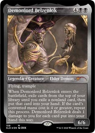 Demonlord Belzenlok (Foil Etched) (SLD-159)  Foil - Secret Lair Drop Series