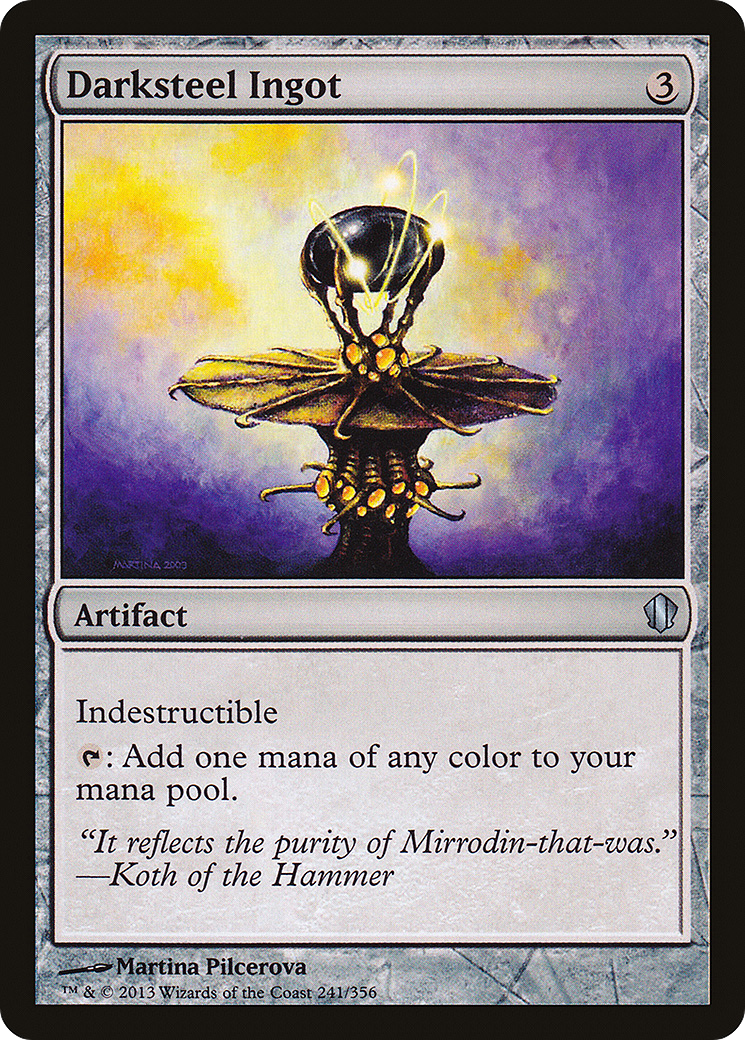 Darksteel Ingot (C13-241)  - Commander 2013
