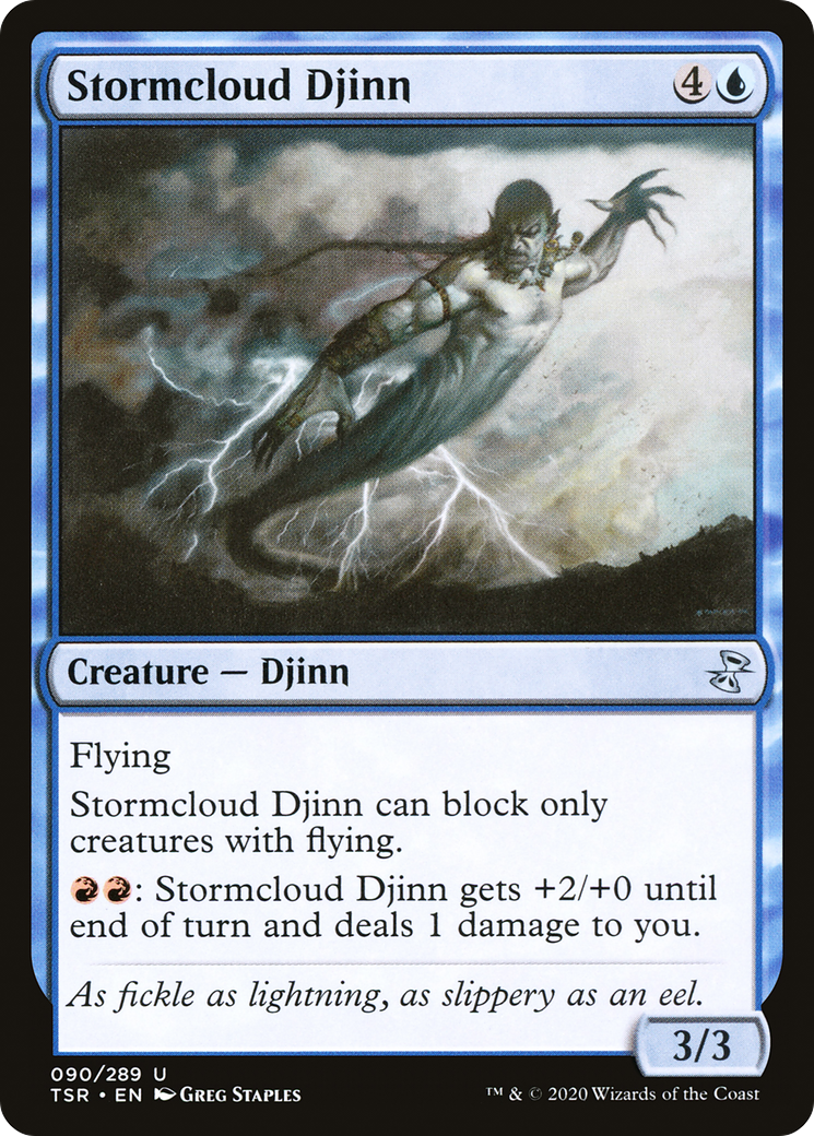 Stormcloud Djinn (TSR-090)  - Time Spiral Remastered