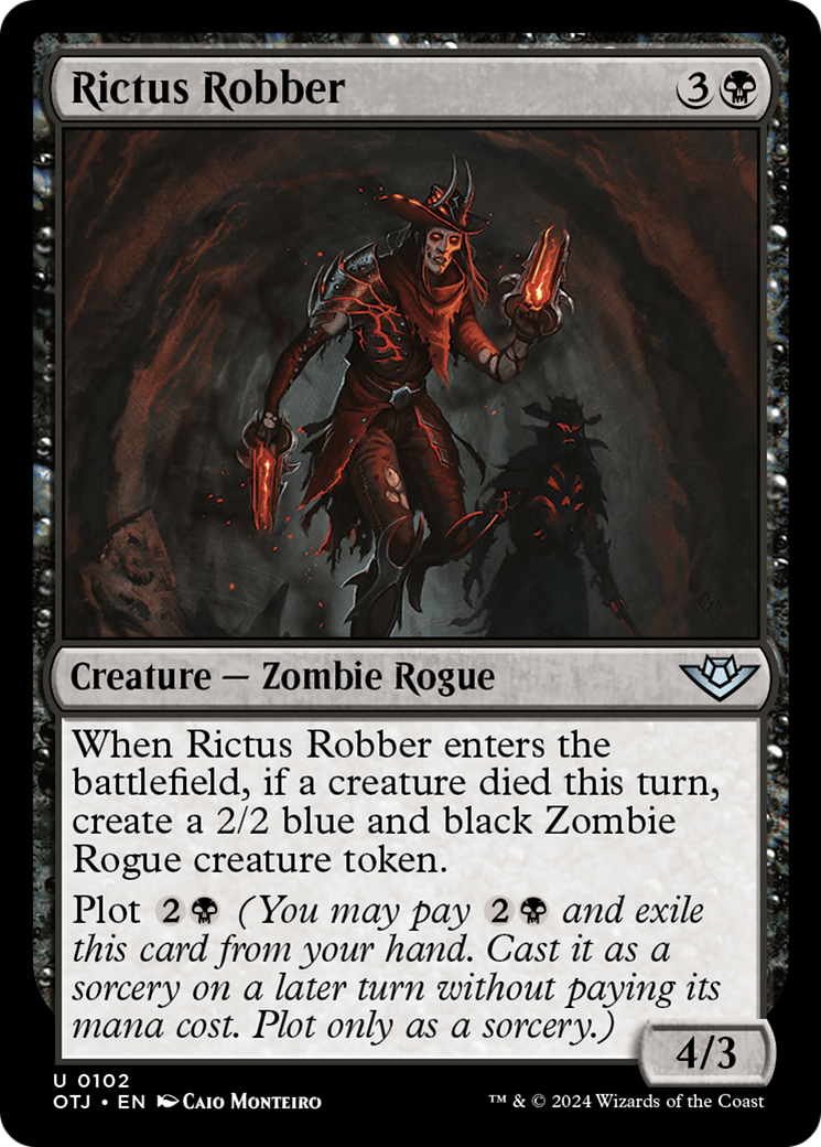 Rictus Robber (OTJ-102)  Foil - Outlaws of Thunder Junction