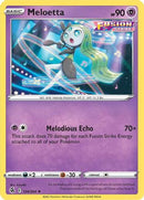Meloetta 124/264  - Reverse Holofoil SWSH08 Fusion Strike - Rare