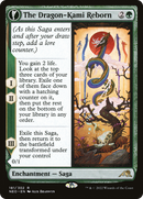 The Dragon-Kami Reborn (NEO-181)  Foil - Kamigawa: Neon Dynasty: (fandfc, enchantment)