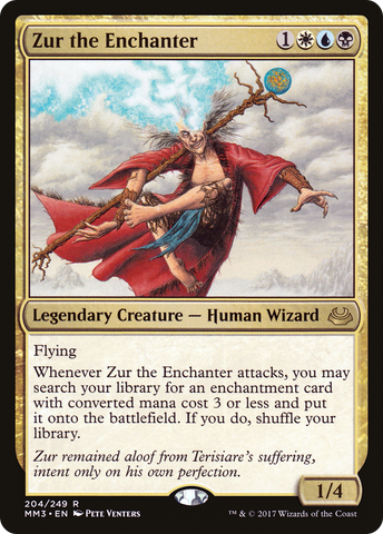 Zur the Enchanter (MM3-204)  Foil - Modern Masters 2017