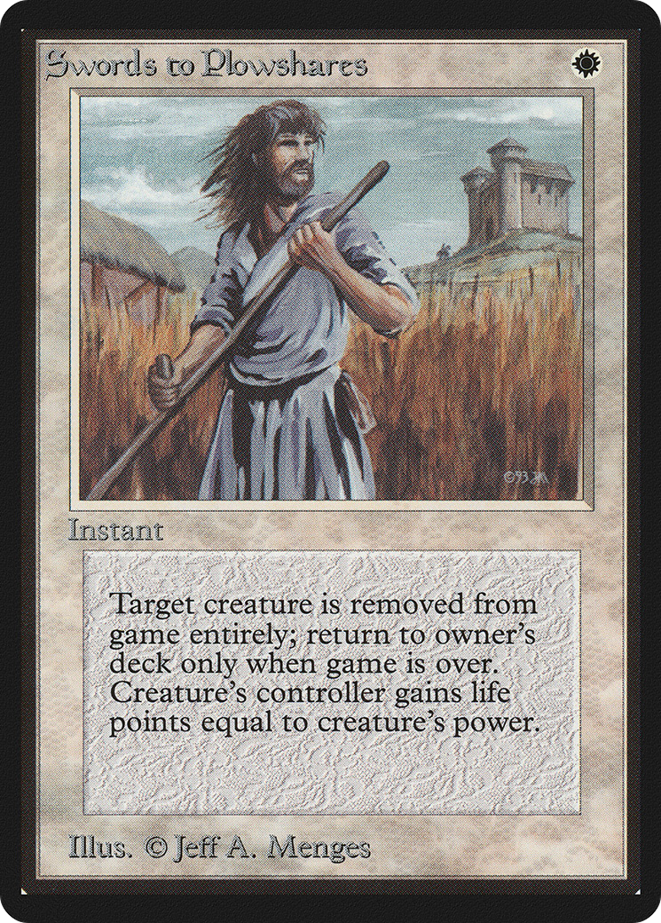 Swords to Plowshares (LEB-)  - Limited Edition Beta