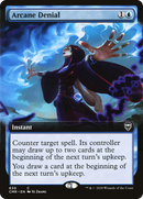 Arcane Denial (Extended Art) (CMR-630)  - Commander Legends: (Extended Art)