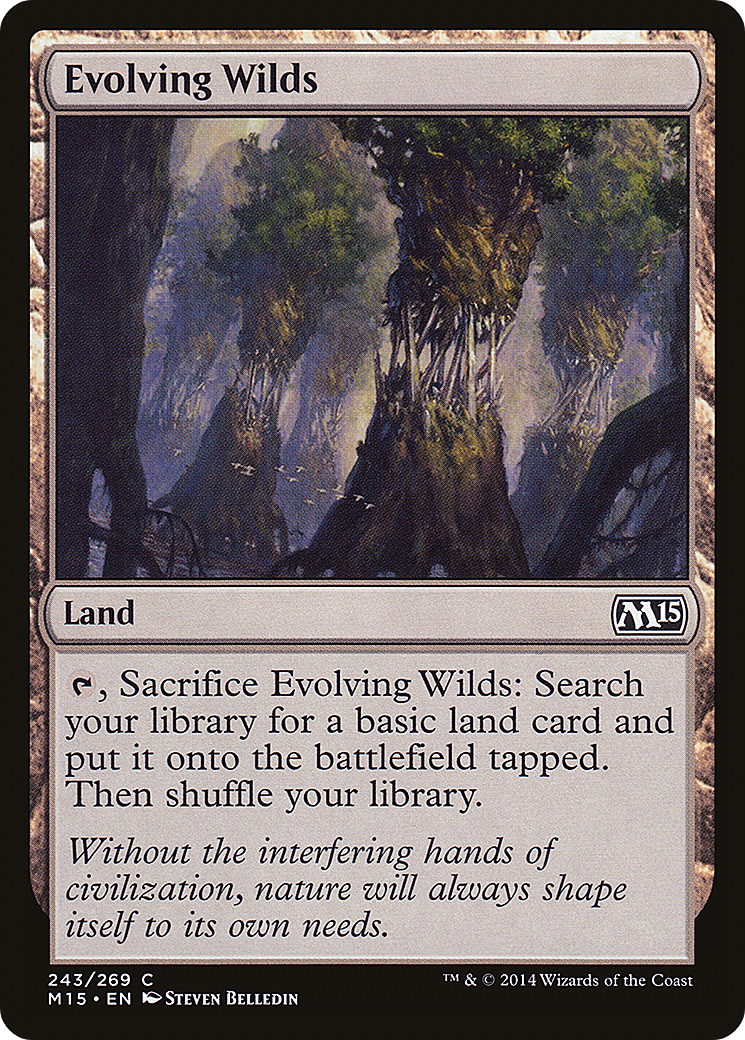 Evolving Wilds (M15-243)  - Magic 2015