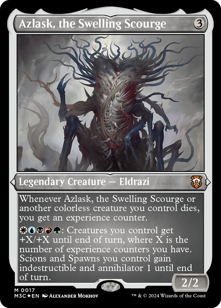 Azlask, the Swelling Scourge (M3C-017)  Etched Foil - Modern Horizons 3 Commander