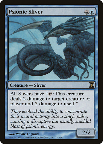 Psionic Sliver (TSP-072)  Foil - Time Spiral