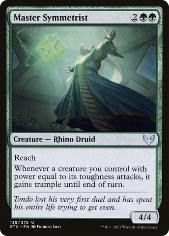 Master Symmetrist (STX-138)  Foil - Strixhaven: School of Mages