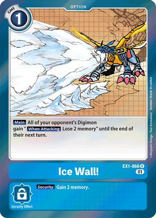 Ice Wall! [EX1-068] [Classic Collection]