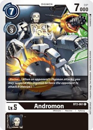 Andromon [BT2-061] (Double Diamond Pre-Release) [Release Special Booster Promos]