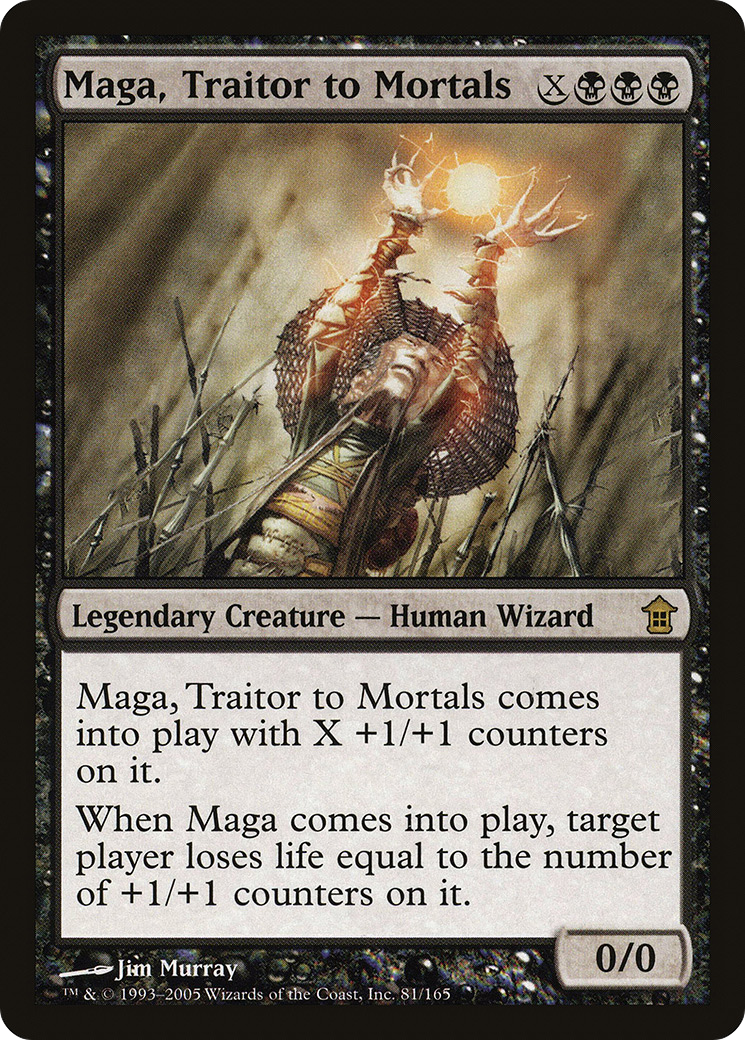 Maga, Traitor to Mortals (SOK-081)  - Saviors of Kamigawa