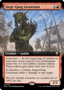 Siege-Gang Lieutenant (Extended Art) (M3C-061)  - Modern Horizons 3 Commander: (Extended Art)