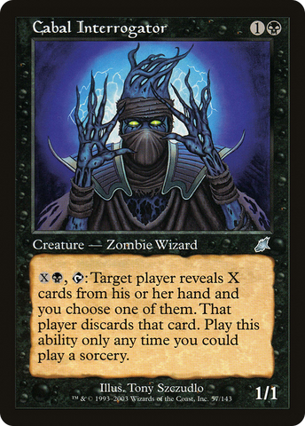 Cabal Interrogator (SCG-057)  Foil - Scourge