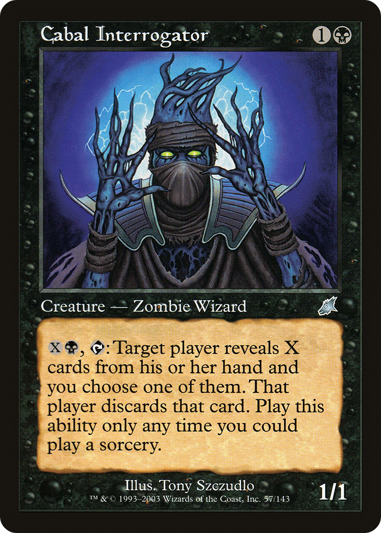 Cabal Interrogator (SCG-057)  Foil - Scourge