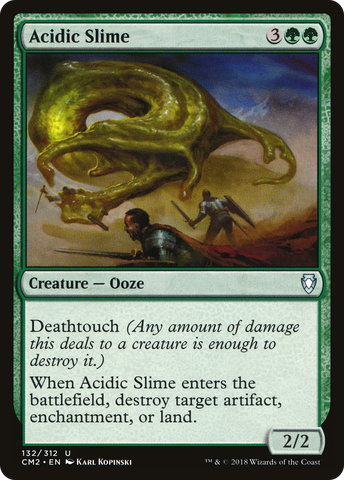 Acidic Slime (CM2-132)  - Commander Anthology Volume II