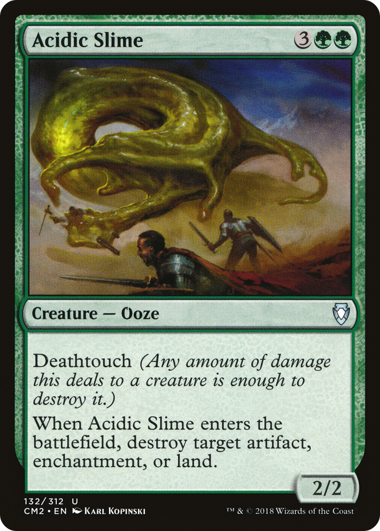 Acidic Slime (CM2-132)  - Commander Anthology Volume II
