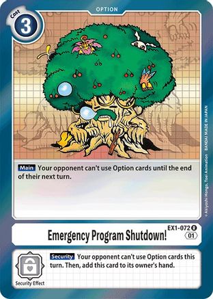 Emergency Program Shutdown! [EX1-072] [Classic Collection]