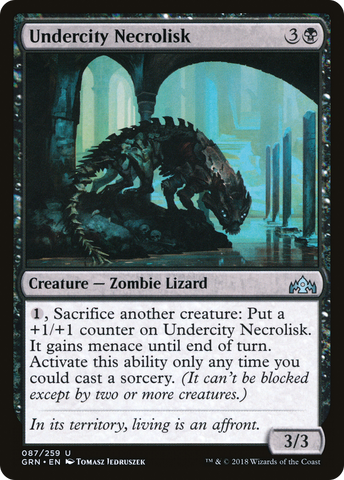 Undercity Necrolisk (GRN-087)  Foil - Guilds of Ravnica