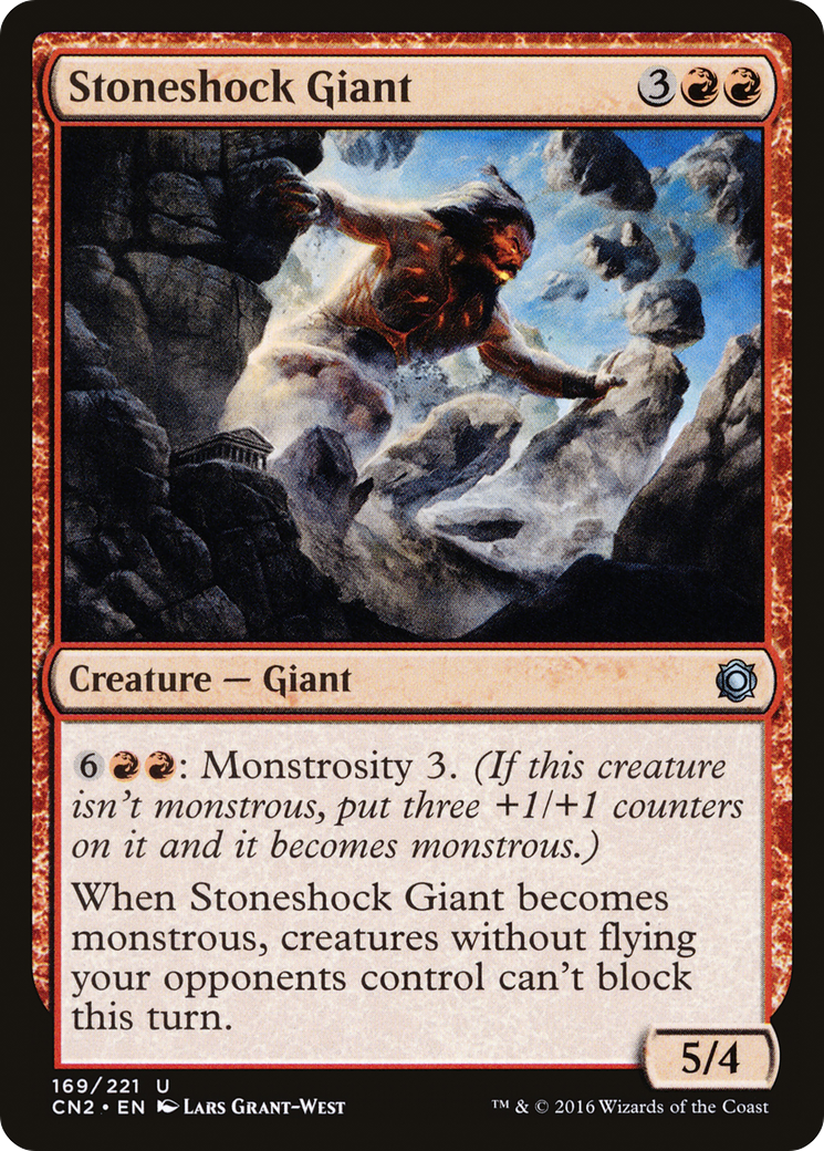 Stoneshock Giant (CN2-169)  Foil - Conspiracy: Take the Crown