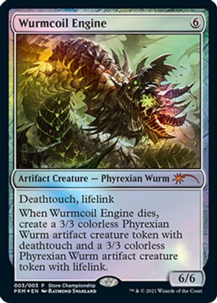 Wurmcoil Engine (GAME-003)  Foil - Game Day & Store Championship Promos