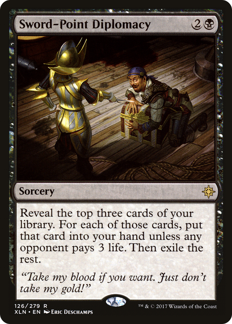 Sword-Point Diplomacy (XLN-126)  - Ixalan