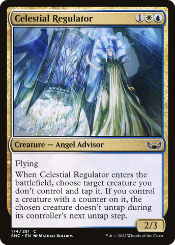 Celestial Regulator (SNC-174)  Foil - Streets of New Capenna