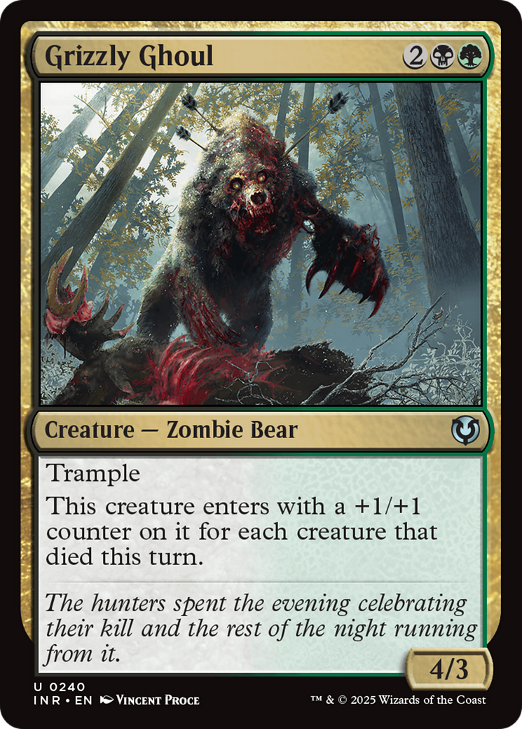 Grizzly Ghoul (INR-240)  Foil - Innistrad Remastered