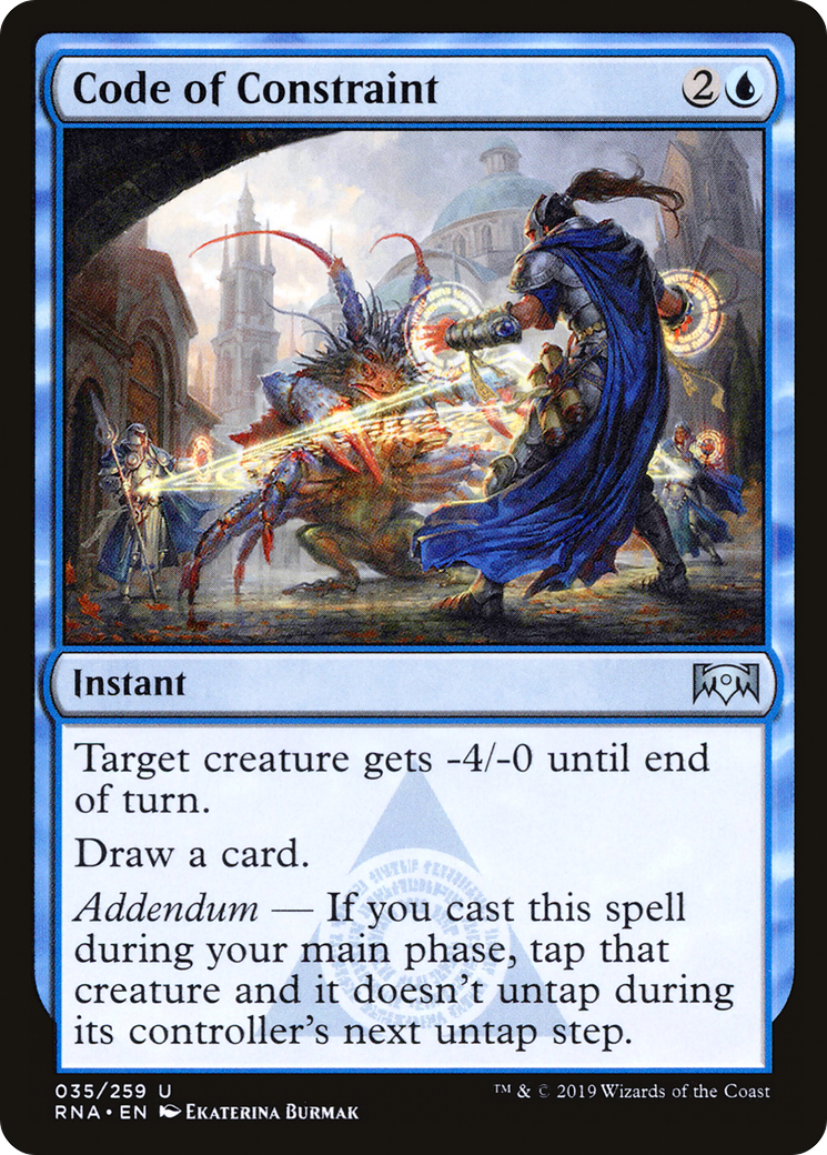 Code of Constraint (RNA-035)  - Ravnica Allegiance