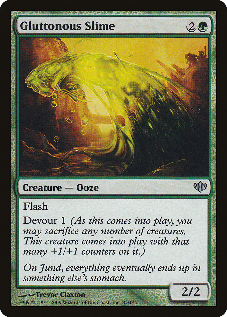 Gluttonous Slime (CON-083)  - Conflux