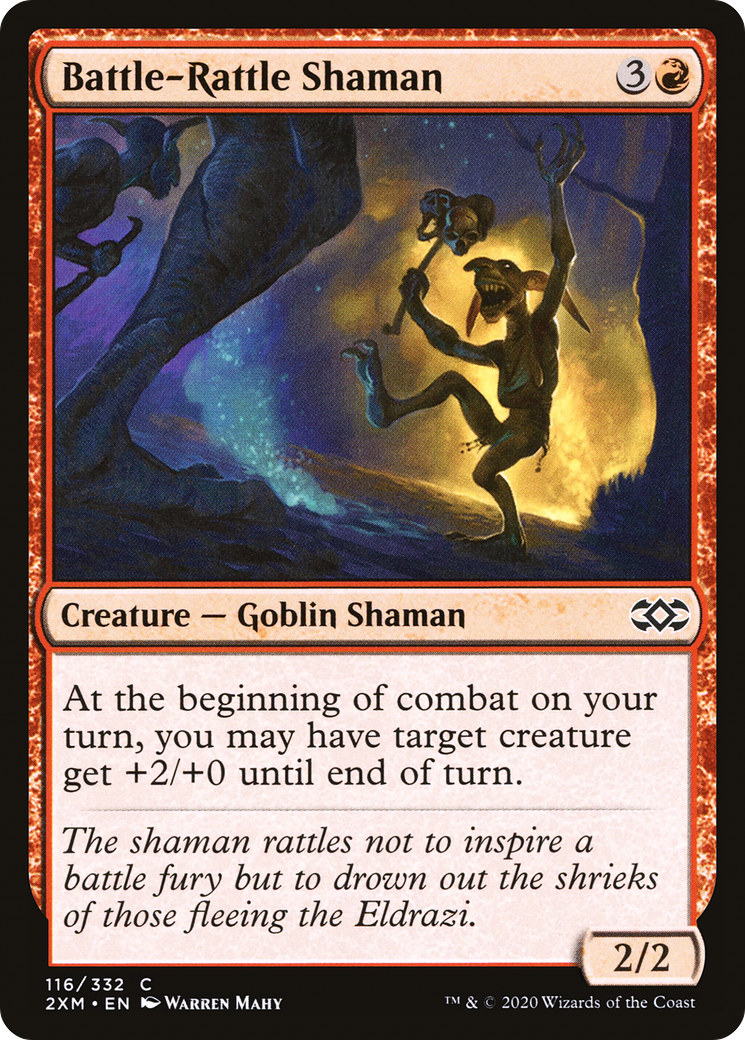 Battle-Rattle Shaman (2XM-116)  - Double Masters
