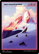 Snow-Covered Mountain (PixelSnowLands.jpg) (Foil Etched) (SLD-328)  Foil - Secret Lair Drop Series