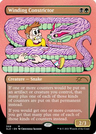 Winding Constrictor (Foil Etched) (SLD-309)  Foil - Secret Lair Drop Series