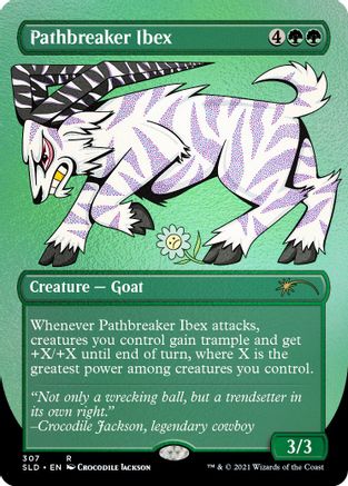 Pathbreaker Ibex (Foil Etched) (SLD-307)  Foil - Secret Lair Drop Series