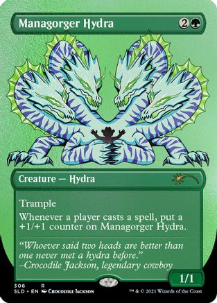 Managorger Hydra (Foil Etched) (SLD-306)  Foil - Secret Lair Drop Series