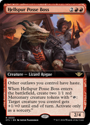 Hellspur Posse Boss (Extended Art) (OTJ-333)  Foil - Outlaws of Thunder Junction: (Extended Art)