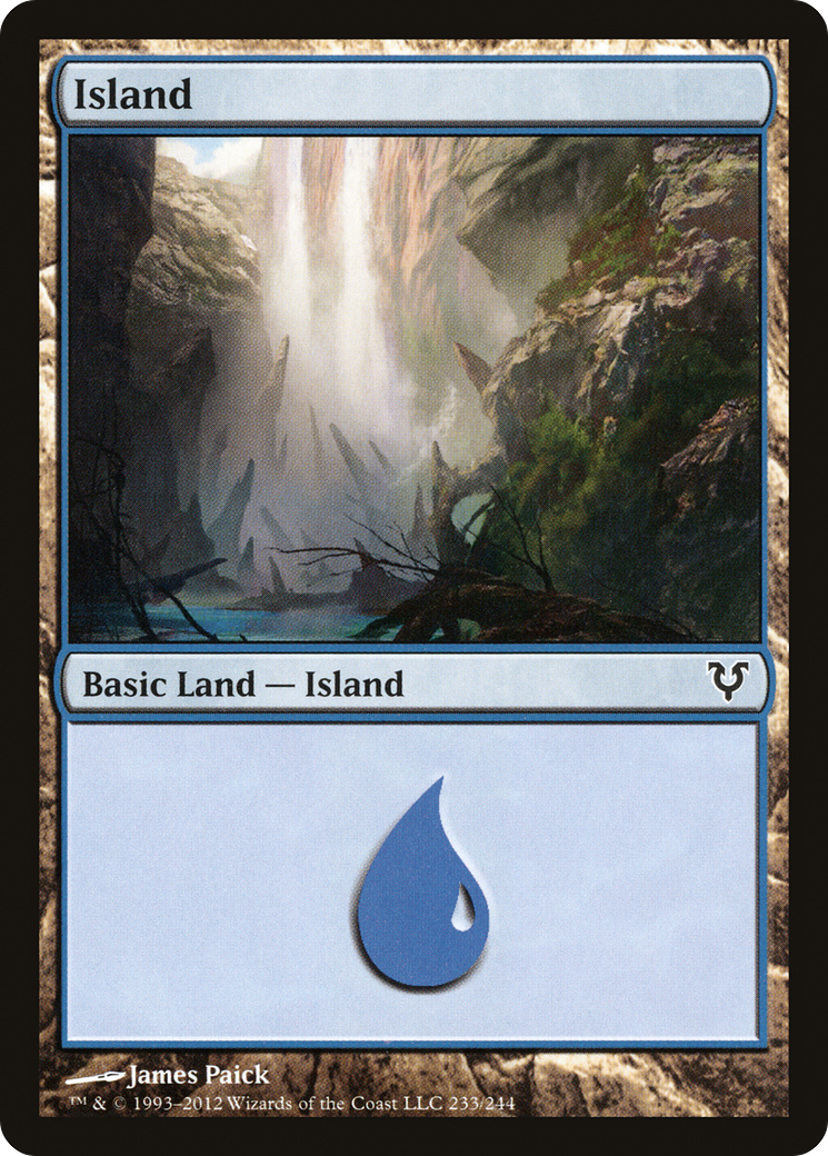 Island (233) (AVR-233)  Foil - Avacyn Restored