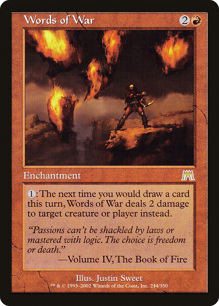 Words of War (ONS-244)  Foil - Onslaught