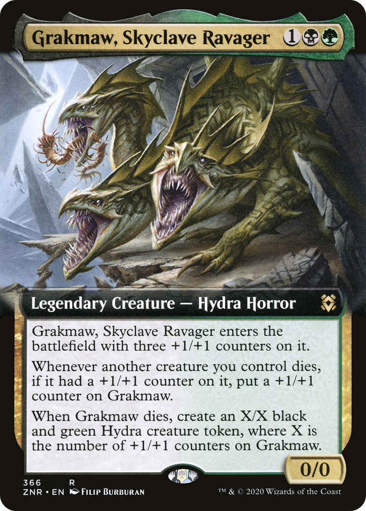 Grakmaw, Skyclave Ravager (Extended Art) (ZNR-366)  Foil - Zendikar Rising