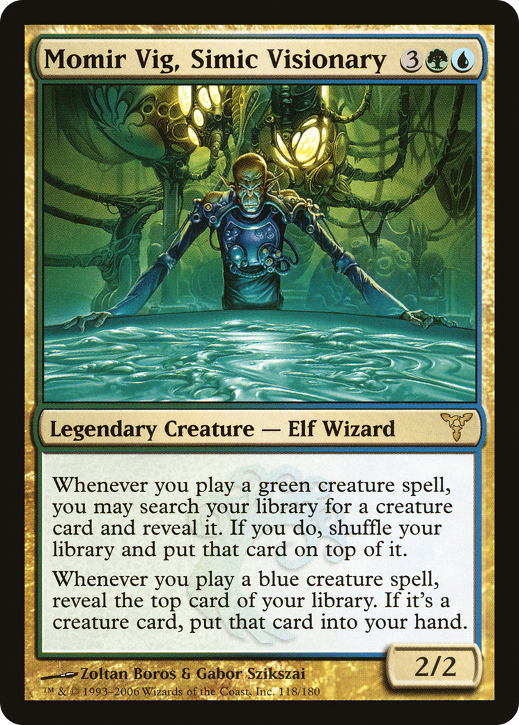 Momir Vig, Simic Visionary (DIS-118)  - Dissension