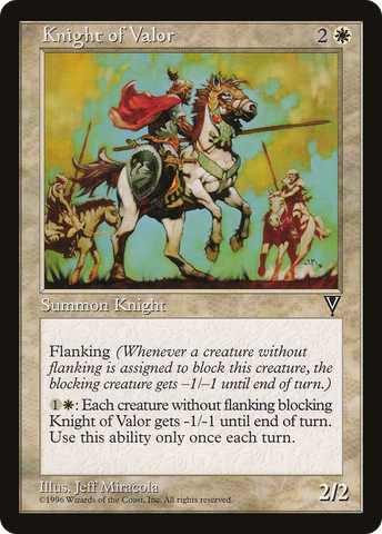 Knight of Valor (VIS-)  - Visions