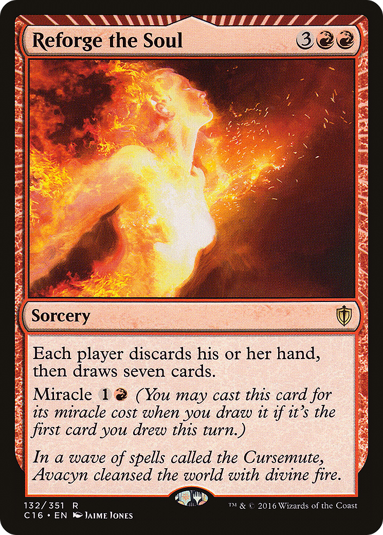 Reforge the Soul (C16-132)  - Commander 2016: (miracle)