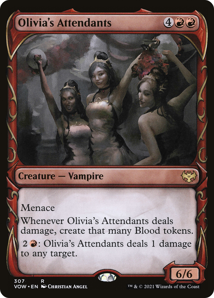 Olivia's Attendants (Showcase) (VOW-307)  - Innistrad: Crimson Vow: (Showcase)