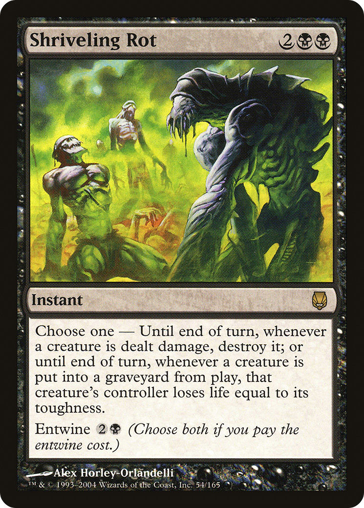 Shriveling Rot (DST-054)  Foil - Darksteel