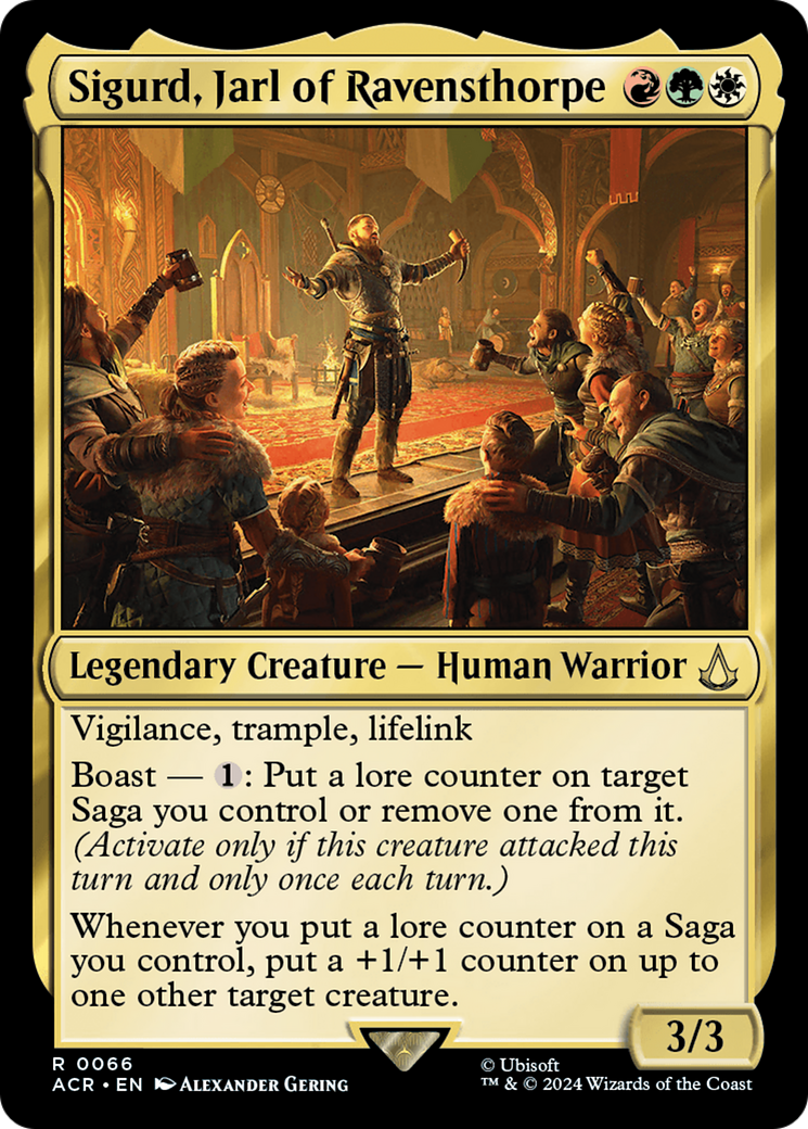 Sigurd, Jarl of Ravensthorpe (ACR-066)  Foil - Assassin's Creed