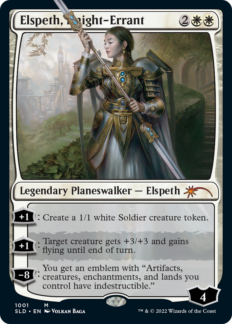 Elspeth, Knight-Errant (SLD-1001)  - Secret Lair Drop