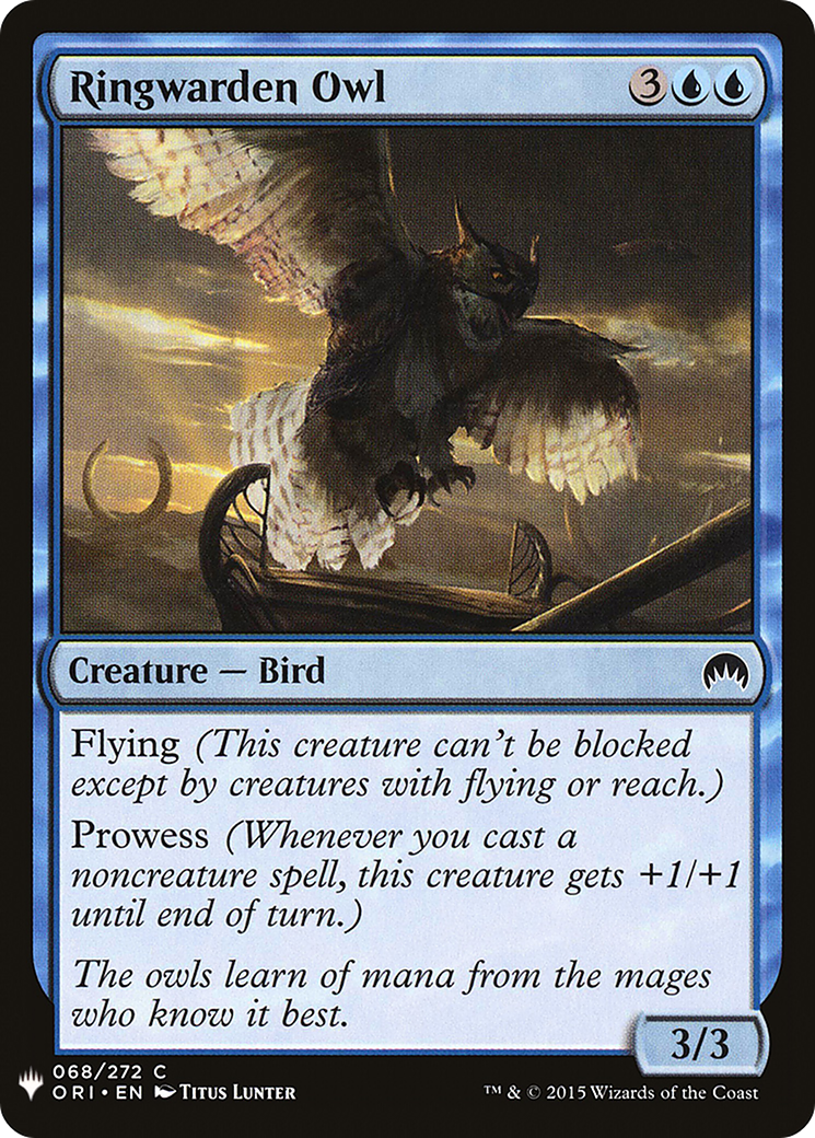 Ringwarden Owl (LIST-ORI-68)  - The List