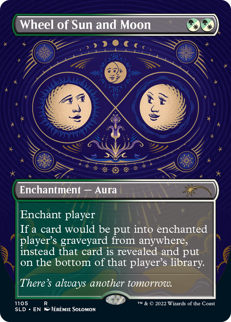 Wheel of Sun and Moon (Borderless) (SLD-1105)  - Secret Lair Drop