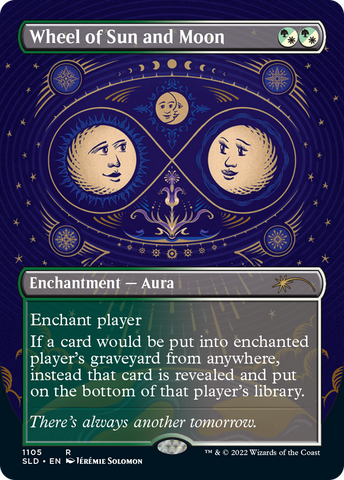 Wheel of Sun and Moon (Borderless) (SLD-1105)  - Secret Lair Drop