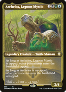 Archelos, Lagoon Mystic (Foil Etched) (CMR-588)  Foil - Commander Legends